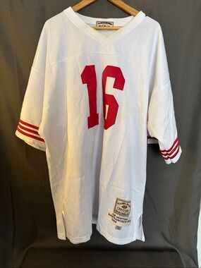 Vintage Joe Montana Football Jersey by Jeff Hamilton